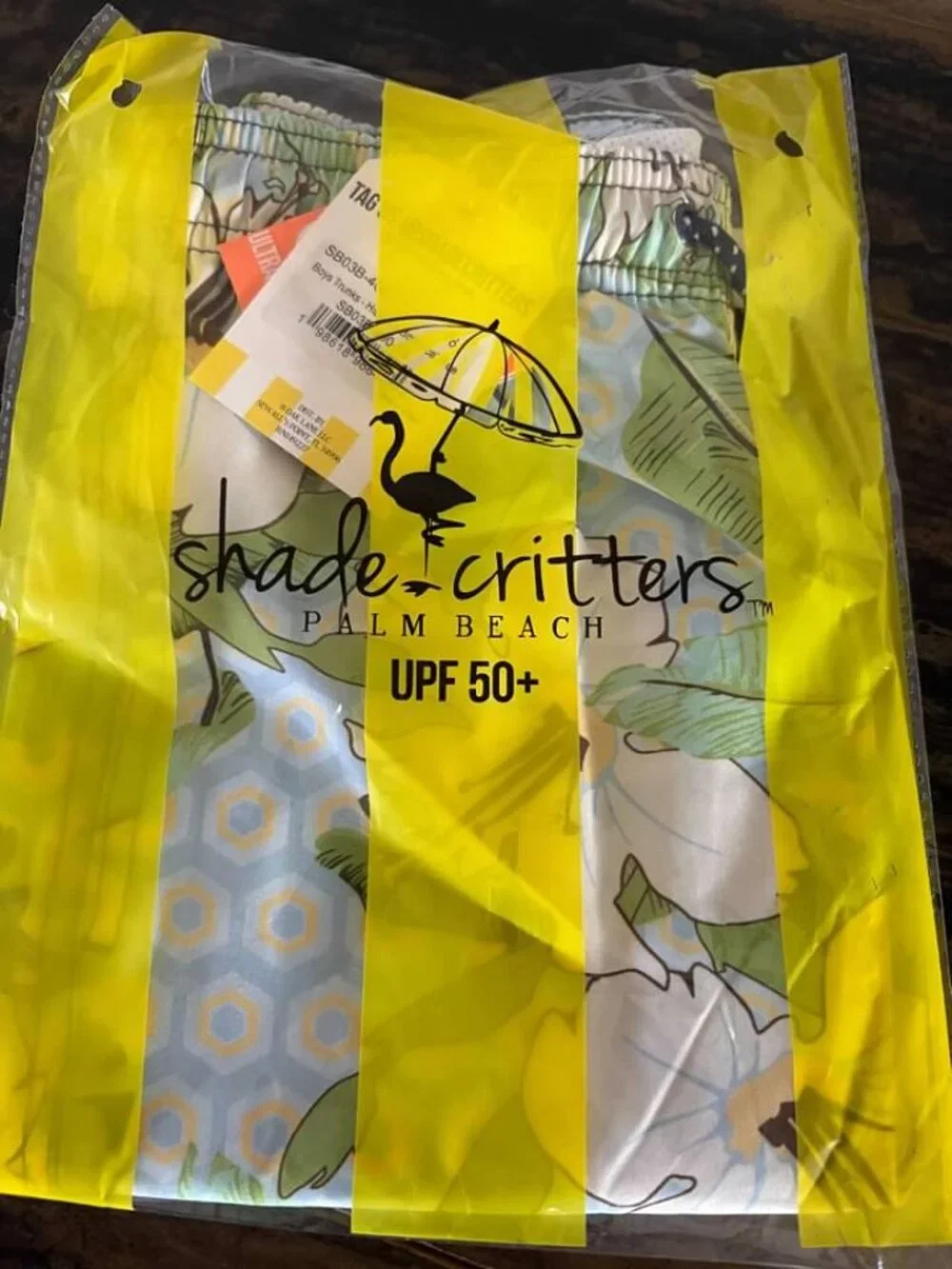 Shade Critters Kids UPF 50+ Swim Trunks-NWT SZ 4T,5T,6